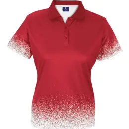 Ladies Haze Golfer Red-White